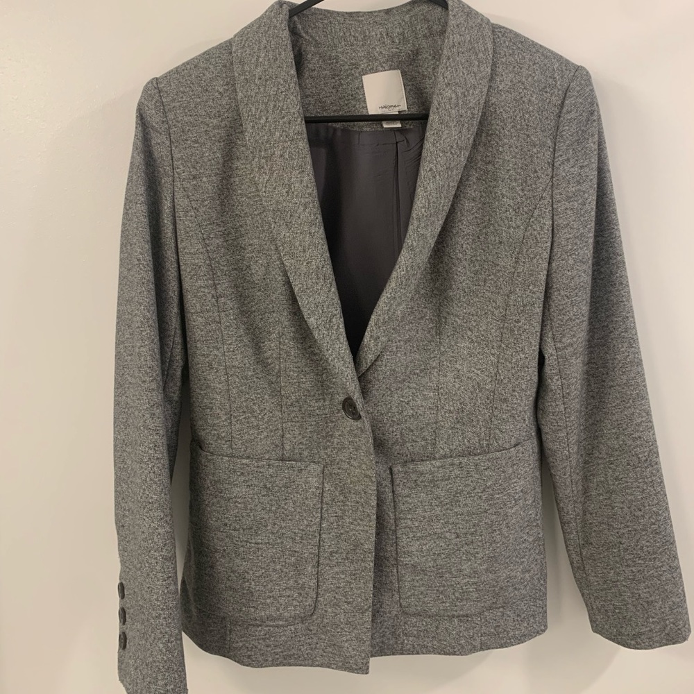 Halogen Heather Grey Blazer